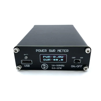 0,5-12 Вт 1,6-50 МГц КСВ Измеритель мощности Коротковолновый PWR КСВ Измеритель Для QRP USDX MCHF SDR Радио