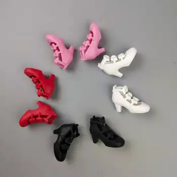 1/6 BJD Кукольная обувь на высоком каблуке с бантом для Барби, обувь, Босоножки принцессы для Blythe Licca, Аксессуары для кукол 1: 6, Игрушки для девочек, подарки