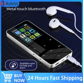 1,8-Дюймовый металлический сенсорный музыкальный плеер MP3 MP4, совместимый с Bluetooth, 4,2 Fm-радио, Воспроизведение видео, Электронная книга, Hi-Fi плеер, Walkman без карты памяти