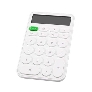 1 Шт. Белый Компактный Калькулятор размером 3,5 X 5,5 Дюймов, Стильный И незаменимый Калькулятор для выполнения вычислений на ходу