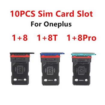 10 Шт. Адаптеры для sim-карт Для Oneplus 8 Pro 8T One Plus, Двойной Лоток, Гнездо, Слот, Держатель, Выдвижной Ящик для Чипов, Замена, Ремонт Деталей Корпуса
