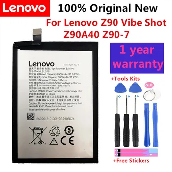 100% Оригинальный Протестированный аккумулятор 3000mAh BL246 для Lenovo Vibe Shot Vibe Z90 Z90-3 Z90-7 z90a40 MAX Замена Батареи телефона BL246