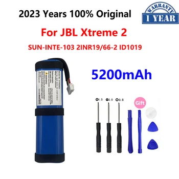 100% Оригинальный Сменный Аккумулятор Емкостью 5200 мАч Для JBL Xtreme 2 Xtreme2 Speaker SUN-INTE-103 2INR19/66-2 ID1019 Bateria Батареи