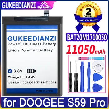 11050 мАч BAT20M1710050 Новый Аккумулятор Для DOOGEE S59 Pro S59Pro Высокой Емкости Замена Bateria Гарантия Один год + Бесплатные инструменты