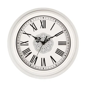 12-Дюймовые простые модные римские цифровые кварцевые часы в стиле Ар-деко в европейском и американском стиле, бесшумные настенные часы