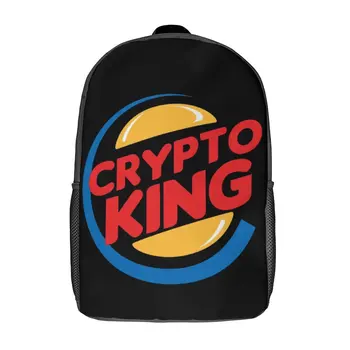 17-дюймовый Плечевой рюкзак фирмы Crypto King, Забавный Уютный школьный рулон одеяла