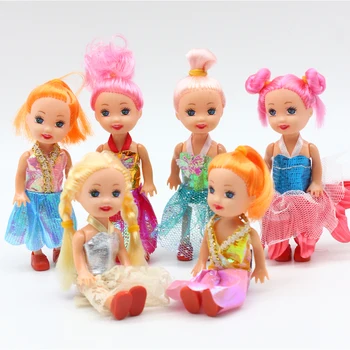 1шт 3,5-дюймовые популярные модные куклы, игрушки, куклы для девочек, супер милые маленькие куклы 10 см