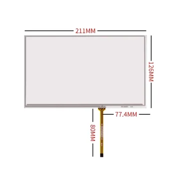 211 *126 9-дюймовый четырехпроводной резистивный сенсорный экран