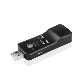 300 Мбит/с USB Адаптер Беспроводной локальной сети Wifi Ключ Для ТВ Blu-ray Плеера Bdp-bx37 Pix-link Wifi Расширитель диапазона
