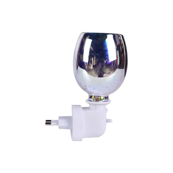 3D Красочная Ароматерапевтическая Лампа для Плавления Воска с Регулируемым Затемнением, Ночник для Спальни, Рождественская вечеринка, Штепсельная вилка ЕС