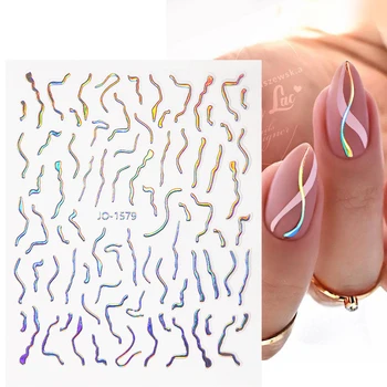 3D наклейки для дизайна ногтей, нажимные искусственные накладки, аксессуары для маникюра 