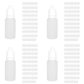 400ШТ 15 мл Пустые Пластиковые Бутылки-Капельницы Для жидкости для глаз, Бутылки для Пипетки Многоразового использования