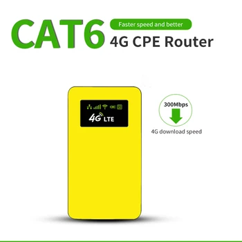 4G LTE Портативный Cat6 300 Мбит/с CPE Wi-Fi Маршрутизатор Поддержка Диапазонов 1/3/5/7/8/20 Новое поступление Азия Африка Европа Версия