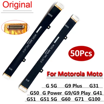 50 шт., Оригинал Для Moto G62 G60S G100 G71 G60 G50 G31 G41 G9 Power Play Plus G 5G Основной дисплей FPC Подключение материнской платы Гибким кабелем