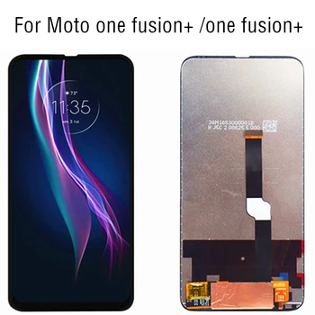 6,5 дюймов Для Motorola One Fusion + ЖК-дисплей Сенсорный Экран PAKF0002IN Дигитайзер Для MOTOMoto One Fusion Plus ЖК-дисплей