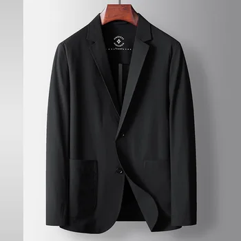 6550-Костюм для отдыха Мужской деловой повседневный в полоску, реактивная куртка в полоску, куртка с одним верхом на Запад