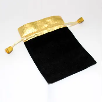 7 * 9 см, 500 шт., черные бархатные сумки из Пномпеня для ювелирных изделий, подарочный пакет, упаковка с завязками, сумка, Свадебный женский дисплей 