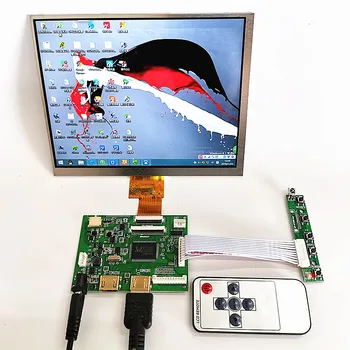 8 дюймов IPS 1024*768 ЖК-панель + ЖК-плата драйвера 8 дюймов ЖК-дисплей модуль DYI комплекты для Raspberry Pi 3B 2 автомобильный ЖК-модуль