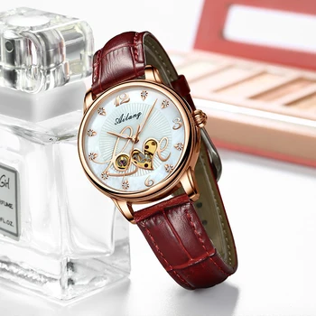 AILANG Модные женские часы, лучший бренд Класса Люкс, механические наручные часы с бриллиантами, Водонепроницаемые часы Для женщин, женские часы-браслет