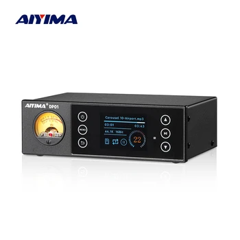 AIYIMA Audio DP01 Цифровой Плеер USB Предусилитель OLED MP3 Музыкальный Плеер Без Потерь Коаксиальный Оптический Предусилитель Декодирования DSP256