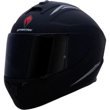 Axxis Spartan Draken Solid A1 Матовый черный шлем Мотоциклетный шлем с одним козырьком в полный рост Размеры от XS до XL