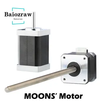 Baiozraw MOONS XY Вал Nema14 Шаговый двигатель/Z Вал Nema 17 Приводной винт Вала Двигателя Для 3D-принтера Voron 0.1