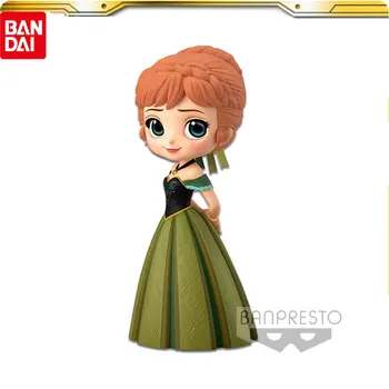 Bandai Q Posket Замороженные фигурки Аниме Версия платья для Коронации Анны Фигурка Коллекционная модель Игрушки подарок