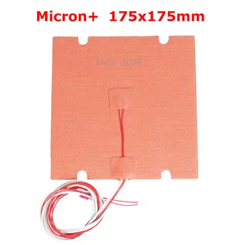 Blurolls Voron Micron + Micron Plus 180 Силиконовый Радиатор 110/220 В 200 Вт 175x175 мм Силиконовый Нагреватель переменного тока 3D-Принтеры Запчасти