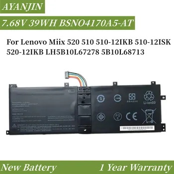 BSNO4170A5-AT 7,68 V 39WH Аккумулятор для ноутбука Lenovo Miix 520 510 510-12IKB 510-12ISK 520-12IKB LH5B10L67278 5B10L68713