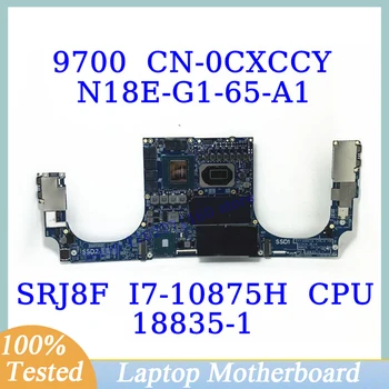 CN-0CXCCY 0CXCCY CXCCY Для Dell 9700 С процессором SRJ8F I7-10875H 18835-1 Материнская плата ноутбука N18E-G1-65-A1 RTX2060 100% Протестирована в хорошем состоянии