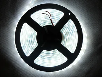 DIY LED U-Home 16,4 ФУТА 5 М DC12V Белое Освещение SMD5050 Светодиодная лента Под Водой IP68 Водонепроницаемый для Аквариума Сад
