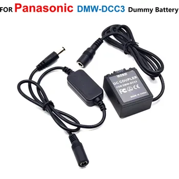 DMW-DCC3 DMW-BLB13 Поддельный Аккумулятор + 12 В-24 В Понижающий кабель Питания Для Panasonic DMC-G1 GH1 GF1 G2 G10 G2A G2K GH1K GH1W G1KEGK