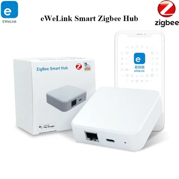 eWeLink Smart Zigbee Gateway WiFi Gateway Беспроводной Smart Bridge APP Пульт дистанционного управления Подключается ко всем продуктам Ewelink ZigBee 3.0