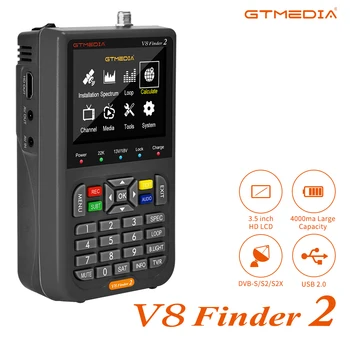 GTMEDIA V8 Finder 2 Для поиска спутникового сигнала DVB-S/S2/S2X Digital 1080P HD H.265 VS ST-5150 V8 FINDER PRO WS6933 WS6980 В наличии