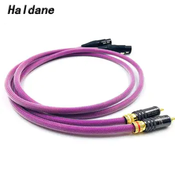 Haldane Пара HIFI Wbt-0144 2RCA Штекер-2XLR Штекерный кабель XLR Сбалансированный опорный Соединительный Аудиокабель с кабелем XLO HTP1
