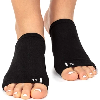 Hot kf-Бандаж для поддержки свода стопы при Плоскостопии, 2 пары Бандажей для поддержки подошвенного фасциита - Компрессионные носки с Дугообразными рукавами для мужчин и женщин