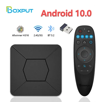 iATV Box Q5 HDR Smart TV Box Android 10,0 Allwinner H316 4K ATV HDR Портативная телевизионная приставка 2,4G/5G WIFI BT5.0 2G 8G 100M