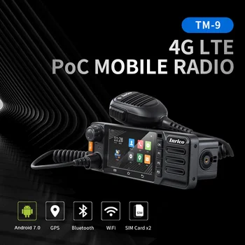 Inrico TM-9 4G Автомобильная Радиосеть Zello Walkie Talkie Poc CB Радио с Камерой Сенсорный экран GPS SOS Мини Ветчина Мобильное радио Android