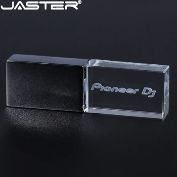 JASTER Фирменная новинка USB флэш-накопитель 64 ГБ Высокая Скорость Memory Stick Бесплатная Красочная светодиодная подсветка Pioneer DJ Pen Drive Креативный подарок U диск