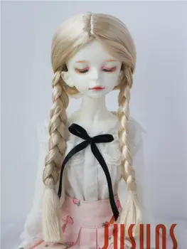 JD103 MSD BJD парики 1/4 куклы, парики со средним пробором, пони, синтетический мохеровый парик, аксессуары для кукол 7-8 дюймов