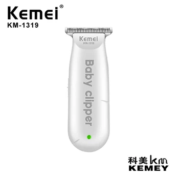 Kemei KM-1319 Электрическая детская Машинка для стрижки волос, USB Перезаряжаемая Бритва, Портативная мини-детская Машинка для стрижки волос, Малошумный Триммер