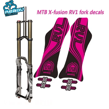 MTB X-fusion RV1 наклейки на вилку велосипед X-fusion RV1 Наклейки на вилку 27,5-дюймовый горный велосипед наклейка на переднюю вилку