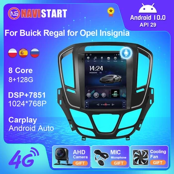 NAVISTART Автомобильный радиоприемник Tesla для Buick Regal для Opel Insignia 2014-2018 Мультимедийная Видеонавигация GPS 4G WIFI Carplay DVD-плеер