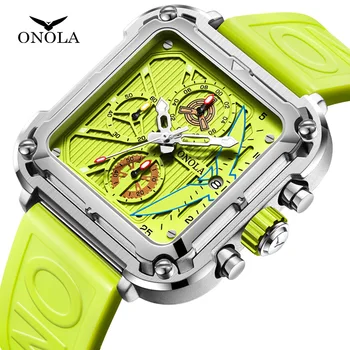 ONOLA watch модный бренд класса люкс quartz Lockner многофункциональные кварцевые водонепроницаемые часы с лентой
