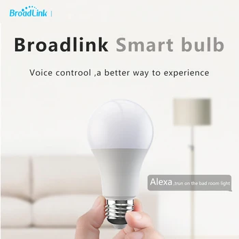OriginalBroadlink Smart WiFi светодиодная Лампа e27 Выключатель света Беспроводной Пульт дистанционного Управления RM Pro Работает с Alexa Google Home для Android IOS