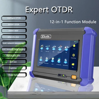 OTDR 1310/1550 нм 26/24 дБ Оптический Рефлектометр временной области Сенсорный Экран VFL OLS OPM Карта Событий Тестер кабеля Ethernet
