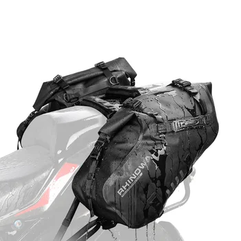 Rhinowalk Мотоциклетная сумка для пары, прочное седло для дрифта, сумка для багажа мотоцикла, туристическое Приключение