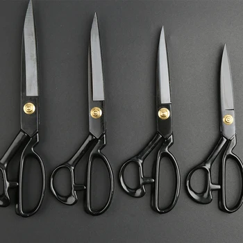 RORGETO Профессиональные портновские ножницы Для резки Винтажной ткани из нержавеющей стали, кожи, ножницы для рукоделия, швейные инструменты