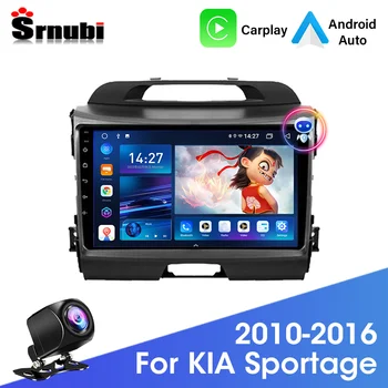 Srnubi 2 Din Автомобильный Радиоприемник для Kia Sportage 3 2010 2011 2012 2013 2014 2015 2016 Мультимедийный плеер Android 12 Carplay Стерео GPS DVD