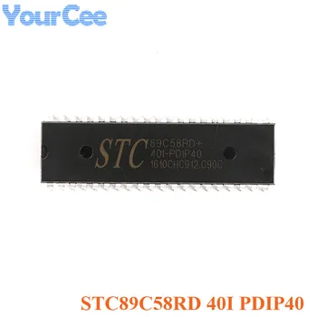 STC STC89C58RD STC89C58RD-40I-PDIP40 STC Микроконтроллер Однокристальный Микрокомпьютер Встроенный 1T 8051 микрокомпьютерный контроллер MCU